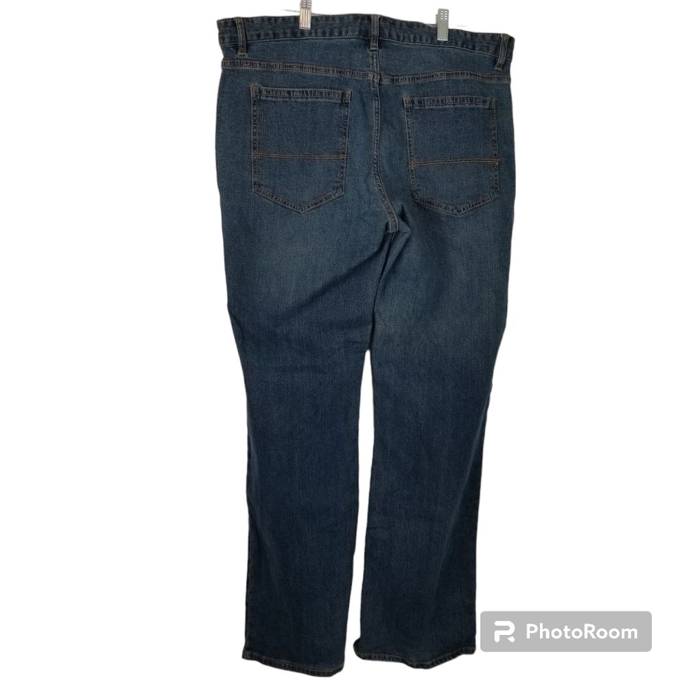 Men's Rustic Blue bootcut Jeans - Picture 2 of 4